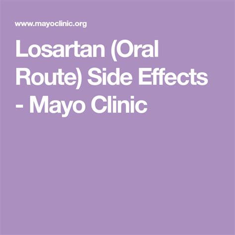 Losartan (oral route) .